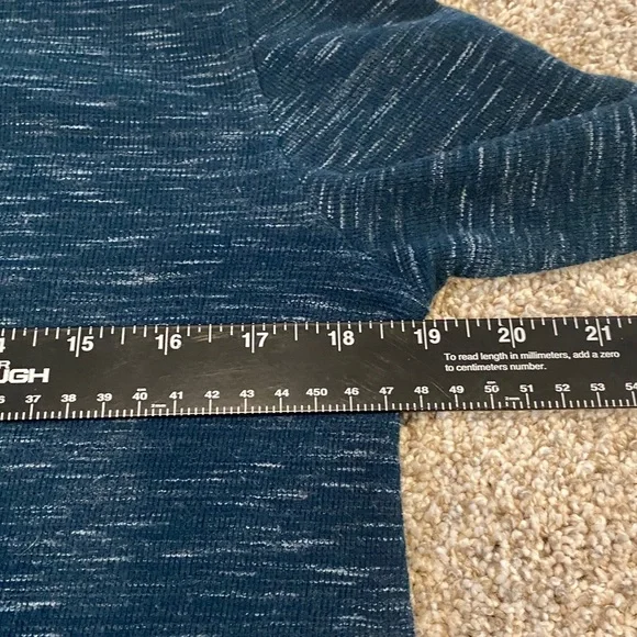 Marc Anthony Dark Blue Long Sleeve Henley. Size M. Slim Fit. - Picture 6 of 10